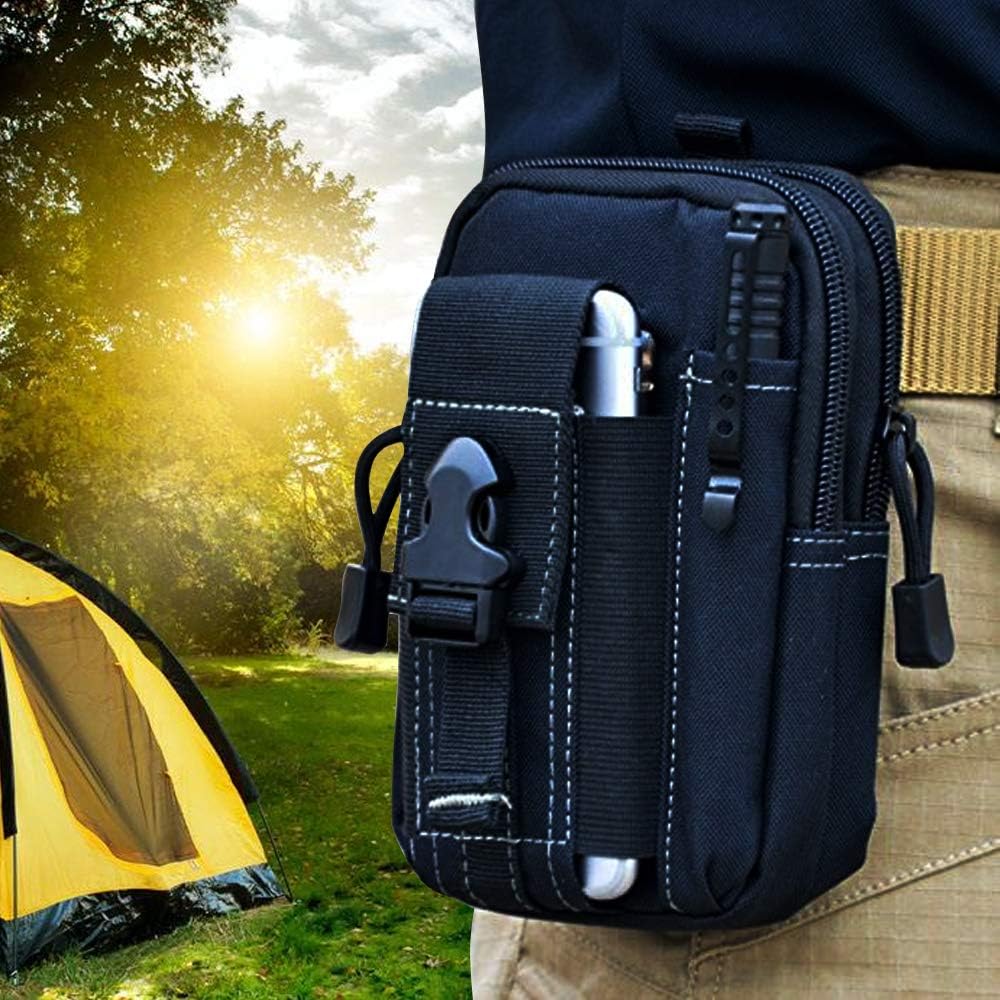 Outdoor Camping Tools - Taktische Molle-Gürteltasche, Militär-Hüfttasche, EDC-Werkzeug-Organizer, Telefonholster-Halter für