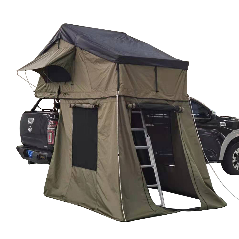 Outdoor Camping Awning - Wasserdichtes Sonnenschutz-Faltzelt für Autodach, Familien-Camping-Outdoor-Zelt mit