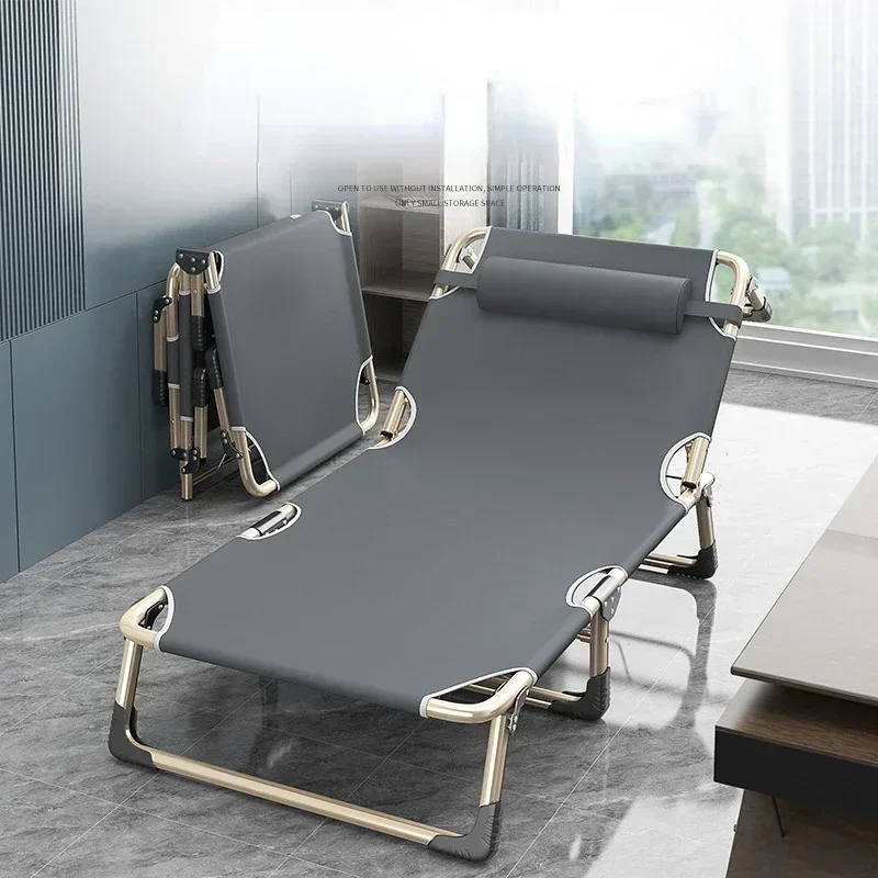 Outdoor Camping Recliner - Büro-Lunch-Stuhl, klappbarer Liegestuhl, doppelt nutzbar, verstellbarer,