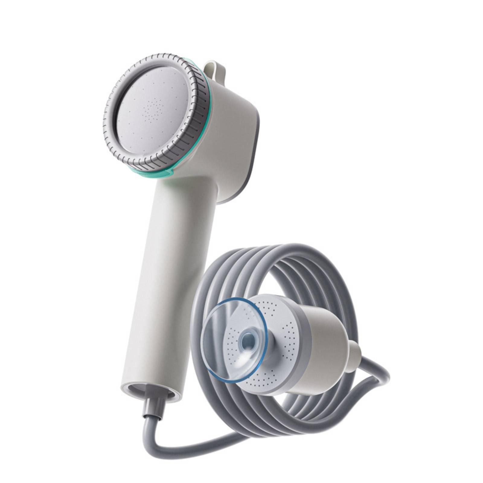 Outdoor Camping Showers - Tragbares elektrisches Duschset mit Saugnapfbasis für