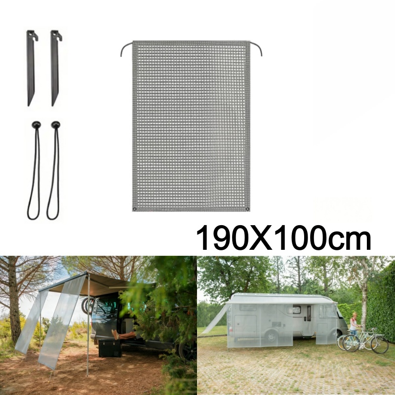 Outdoor Camping Awning - RV-Markisen-Sonnenschutz: Sichtschutz-Panel, UV-Schutz-Netzabdeckung für Wohnwagen, Reisemobile