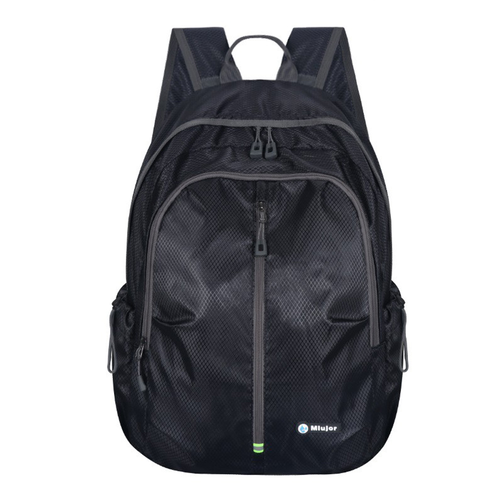 Zd Outdoor Camping - Wasserdichter, faltbarer Rucksack mit Kopfhöreranschluss, leichter
