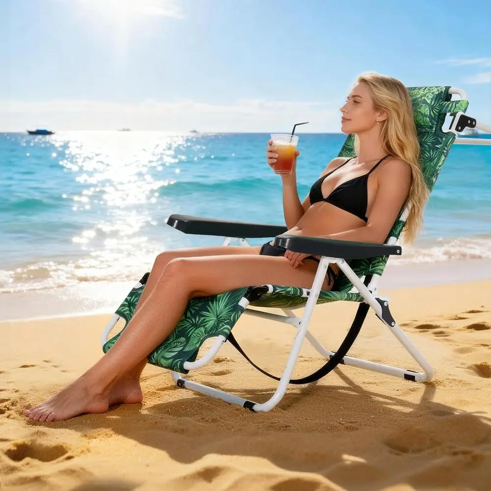 Outdoor Camping Recliner - Vielseitiger 3-in-1 Hochleistungs-Liegestuhl für Erwachsene, 5-fach