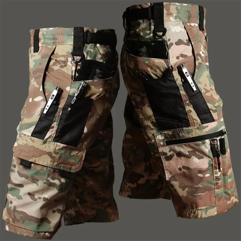 Urban Outdoor Camping - Outdoor-Cargohose, militärische taktische Shorts, asiatische Größe,