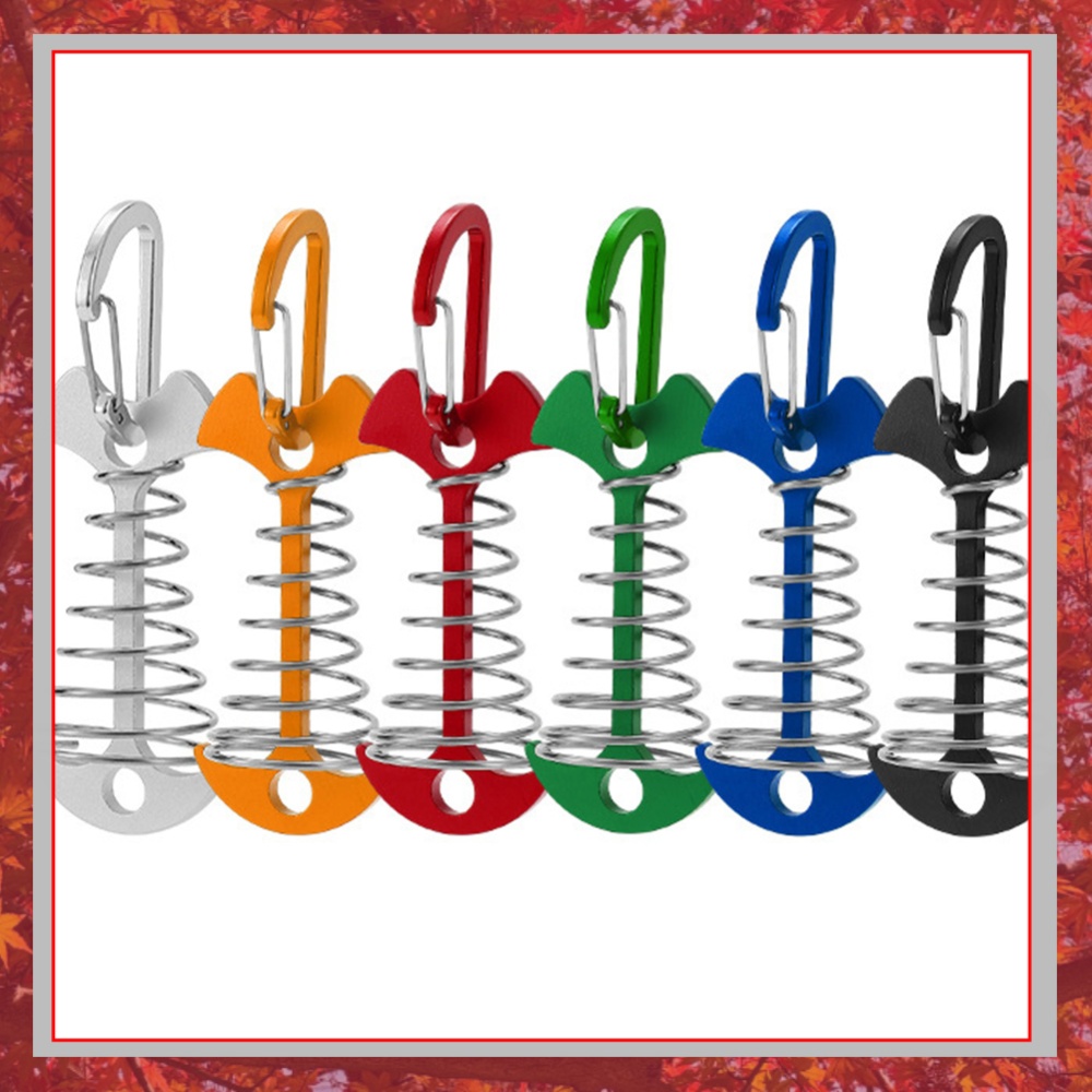 Outdoor Camping Decke - 4 Stück Fischgräten-Zeltheringe aus Aluminiumlegierung mit