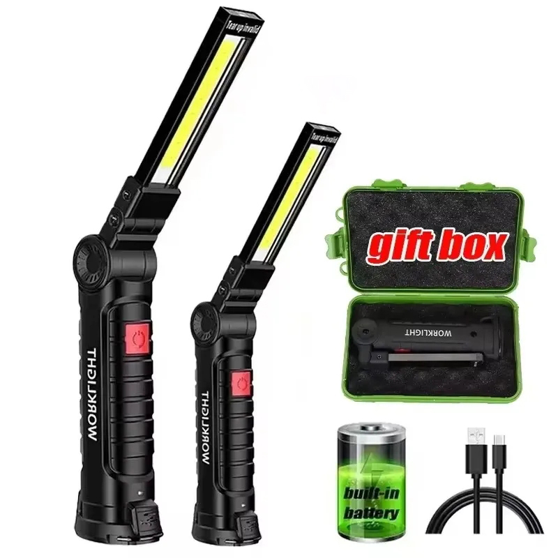 Outdoor Camping Lamp - Tragbare Handtaschenlampe USB Wiederaufladbare LED-Arbeitsleuchte 5