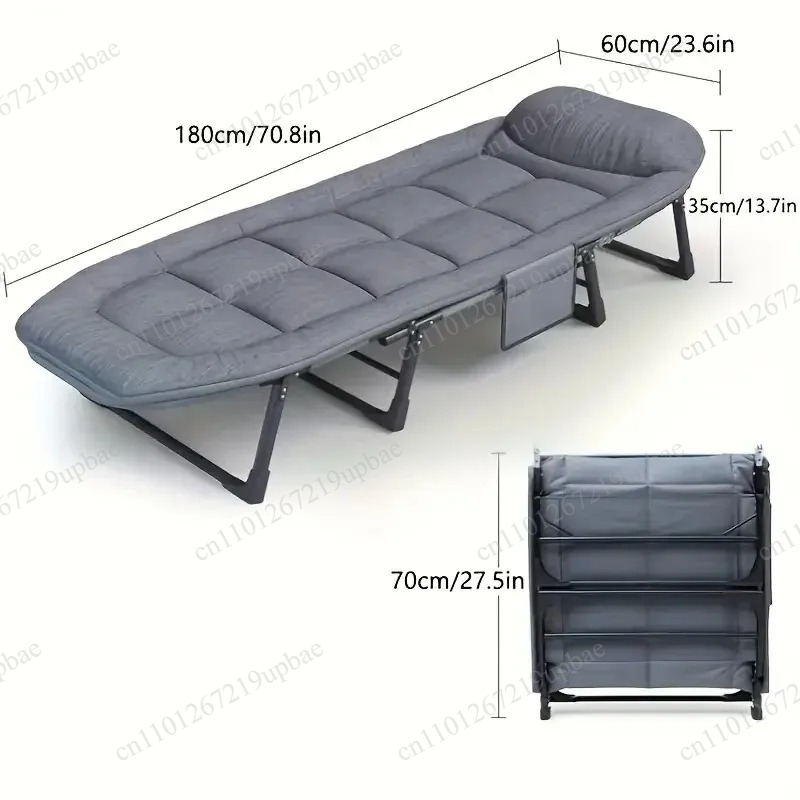 Outdoor Camping Mattress - Tragbares Klappbett Robuster Campingstuhl mit Verstellbarer