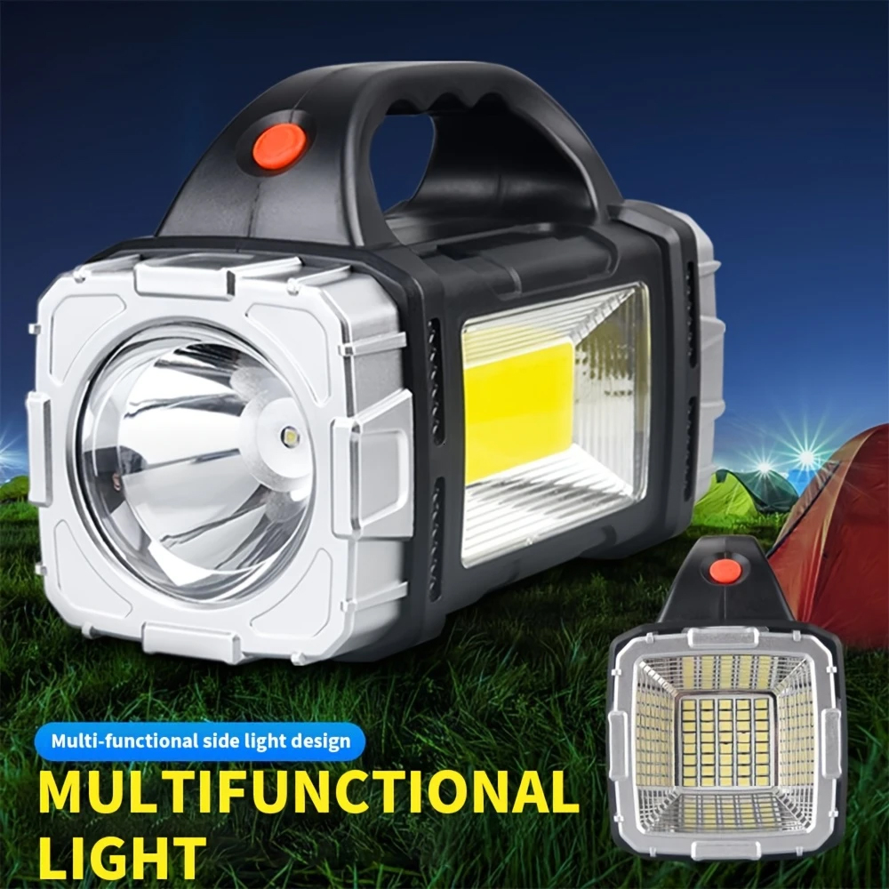 Outdoor Camping Lamp - Tragbare, leistungsstarke, wiederaufladbare USB-Taschenlampe, Solar-LED-Licht mit