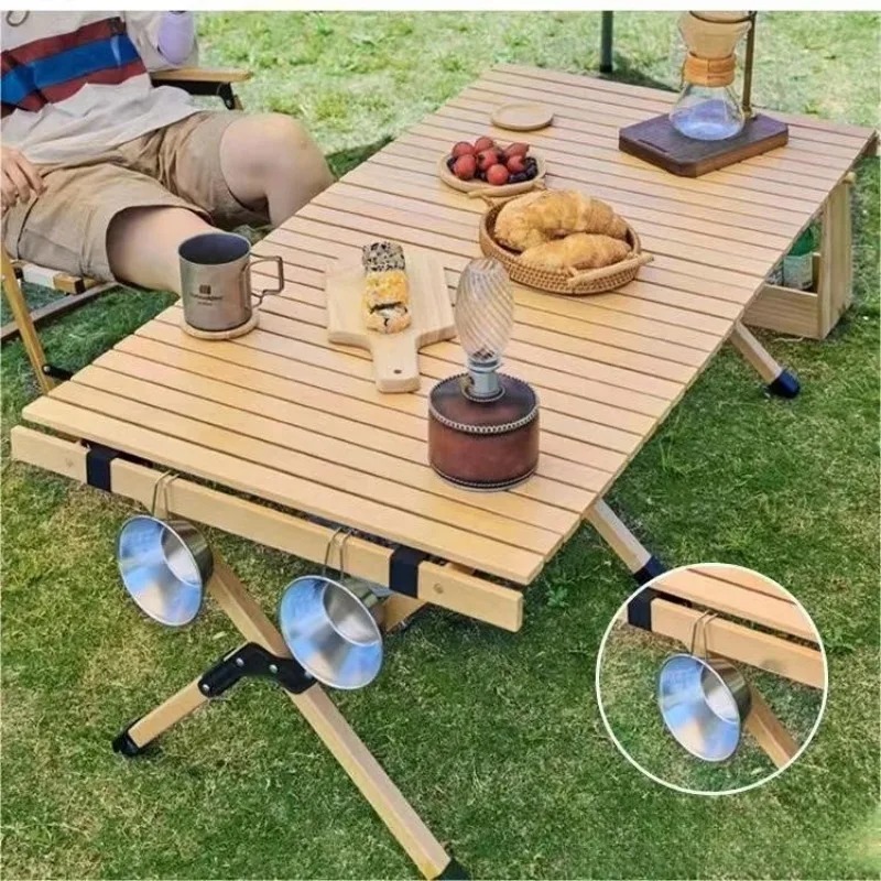 Outdoor Camping Activities - Barbecue Camping Eierrollen-Aufbewahrungstisch für Outdoor-Aktivitäten