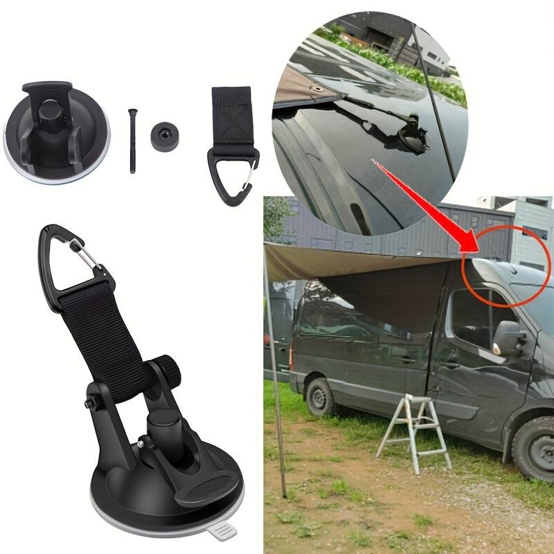 Outdoor Camping Awning - 4Pcs Wohnmobile Auto Saugnapf Anker Sicherung