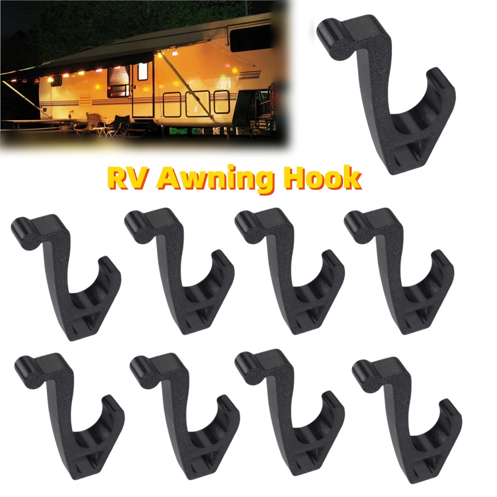 Outdoor Camping Awning - 1/2 Stück Camping-Markisenhaken, Clip für Wohnmobil-Zelte,