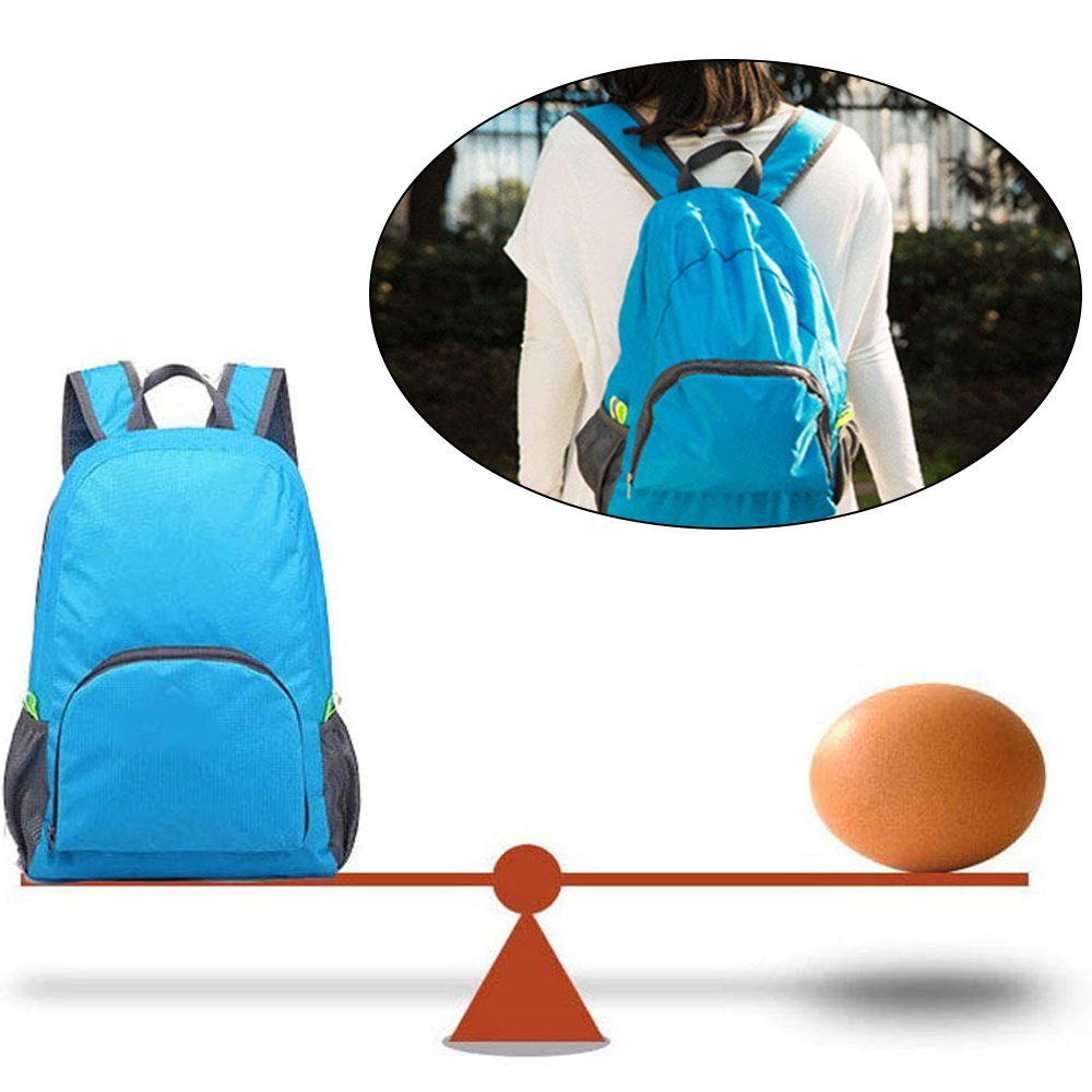 Zd Outdoor Camping - Unisex faltbarer Rucksack Reisetasche leichte Schulterrucksäcke