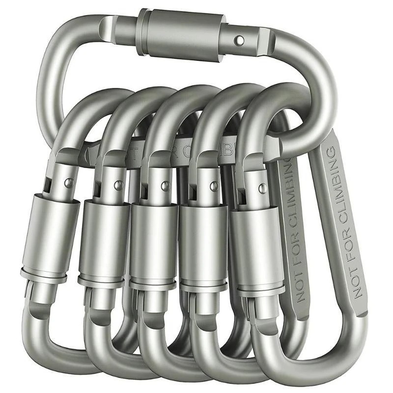 Outdoor Camping Outfit - 4-6PCS Karabiner Set Für Schlüssel Camping