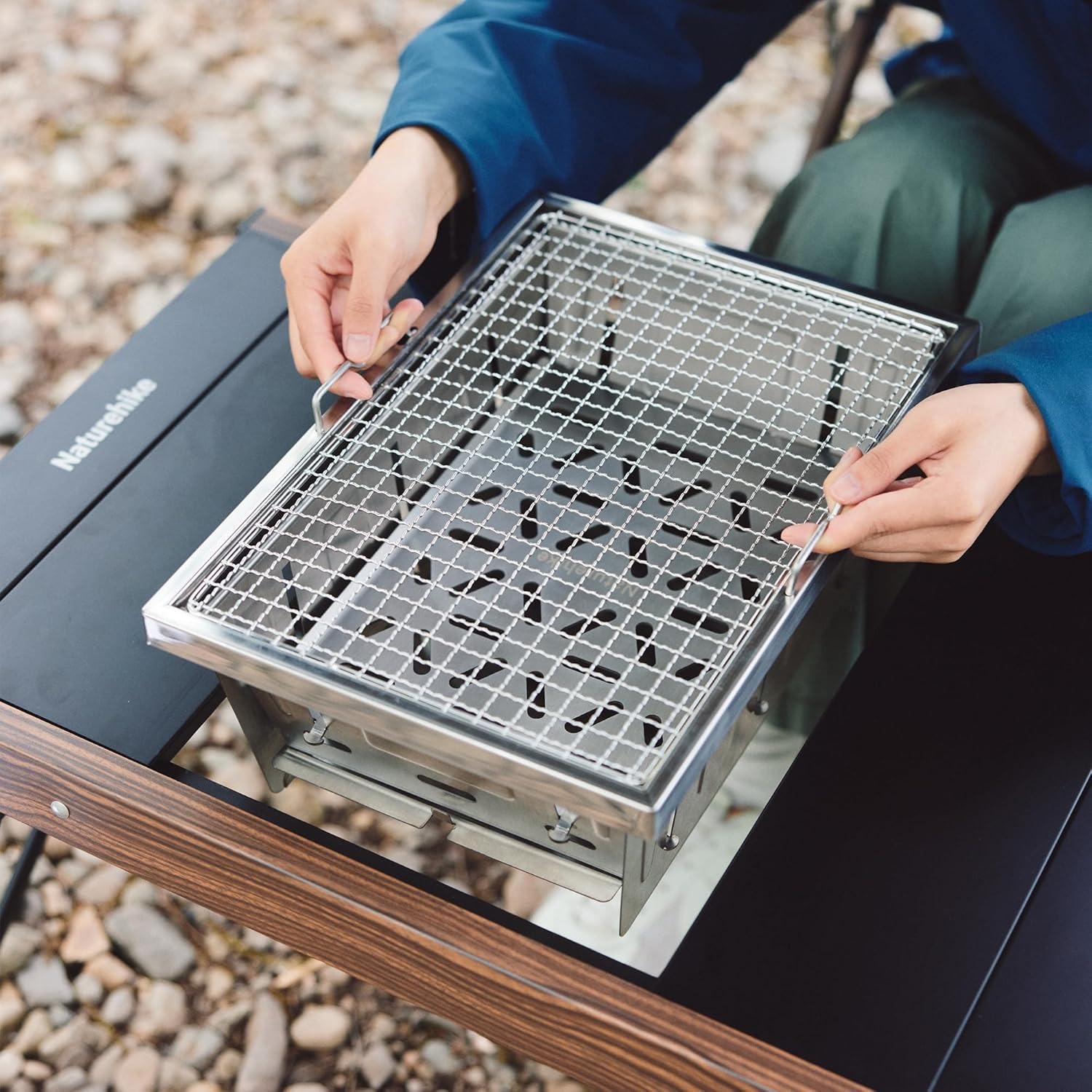 Naturehike Camping-Holzkohlegr – Outdoor Camping Cooking Table Bewertung und Preis