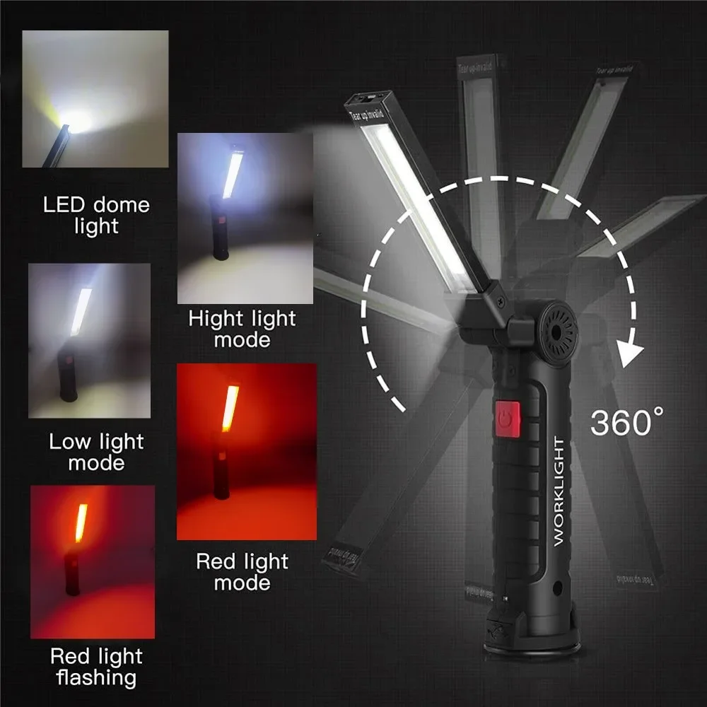 Tragbare COB-LED-Taschenlampe, – Outdoor Camping Lamp Bewertung und Preis