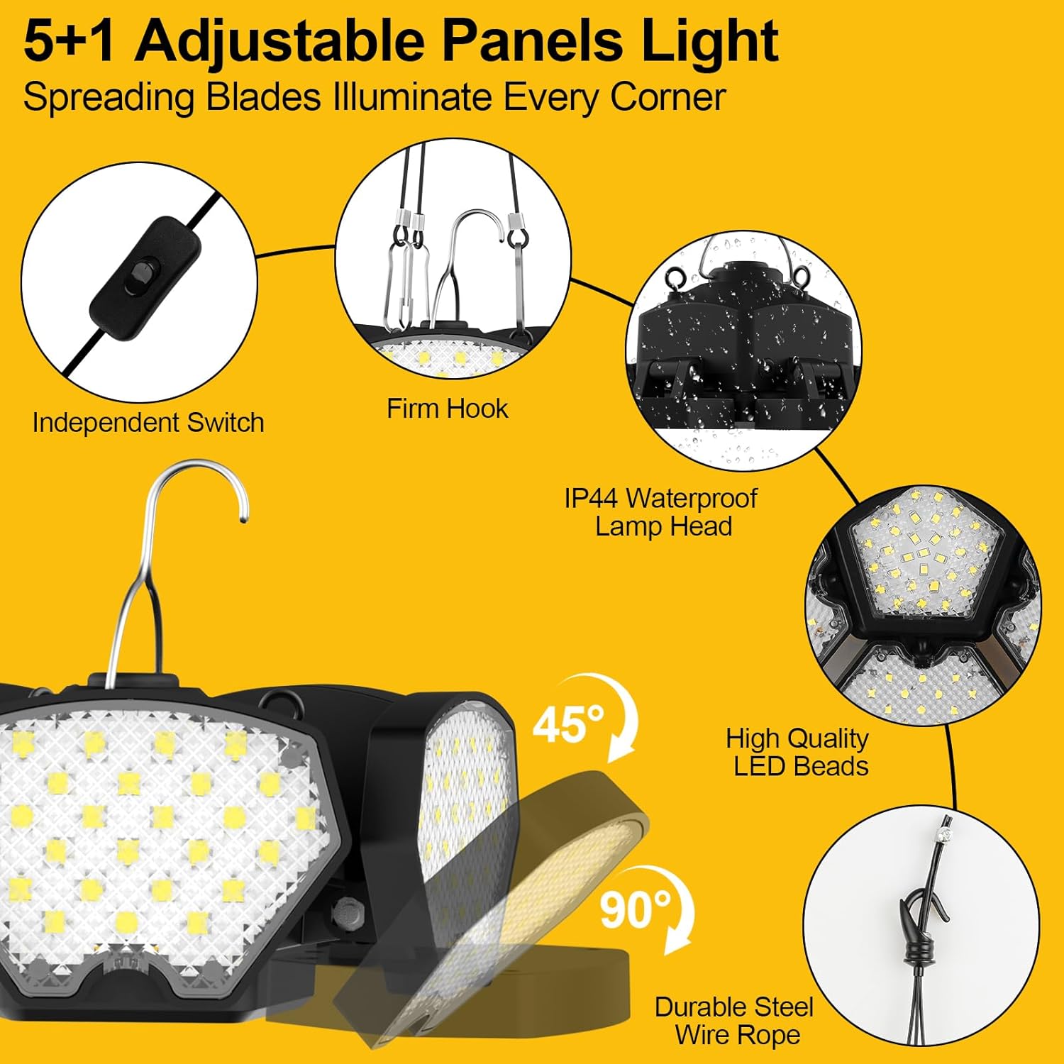 Batteriebetriebene LED-Arbeits – Outdoor Camping Jobs Bewertung und Preis