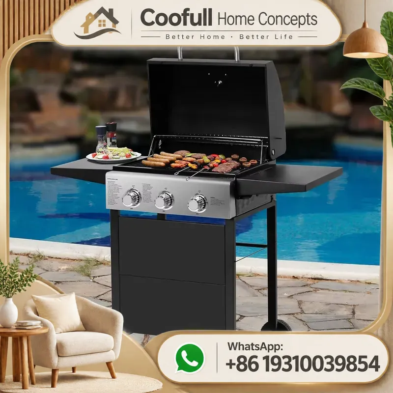 Propangasgrill mit Seitenbrenn – Outdoor Camping Cooking Table Bewertung und Preis