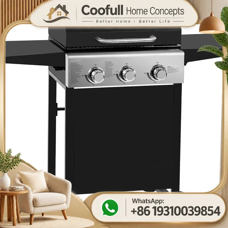 Propangasgrill mit Seitenbrenn – Outdoor Camping Cooking Table Bewertung und Preis
