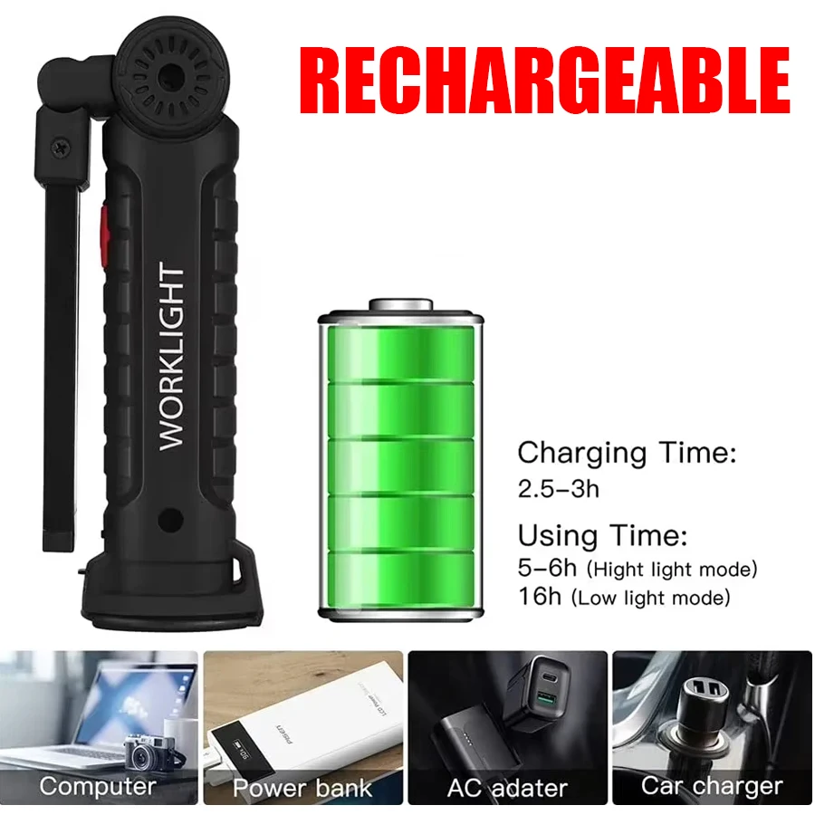 Wiederaufladbare magnetische A – Outdoor Camping Lamp Bewertung und Preis