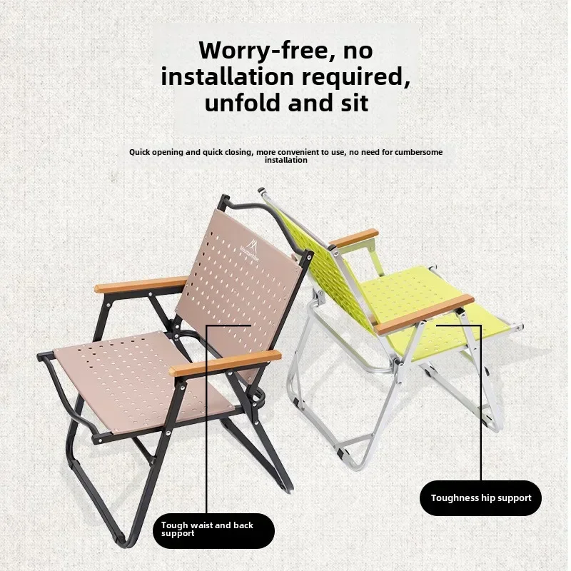 MOUNTAINHIKER Campingstuhl, tr – Outdoor Camping High Chair Bewertung und Preis