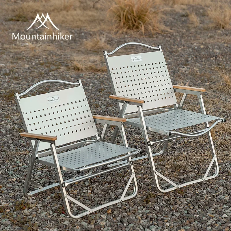 MOUNTAINHIKER Campingstuhl, tr – Outdoor Camping High Chair Bewertung und Preis