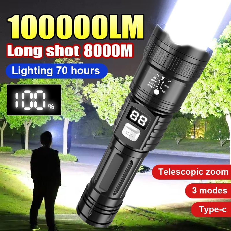 100000LM superhelle LED-Tasche – Outdoor Camping Lamp Bewertung und Preis