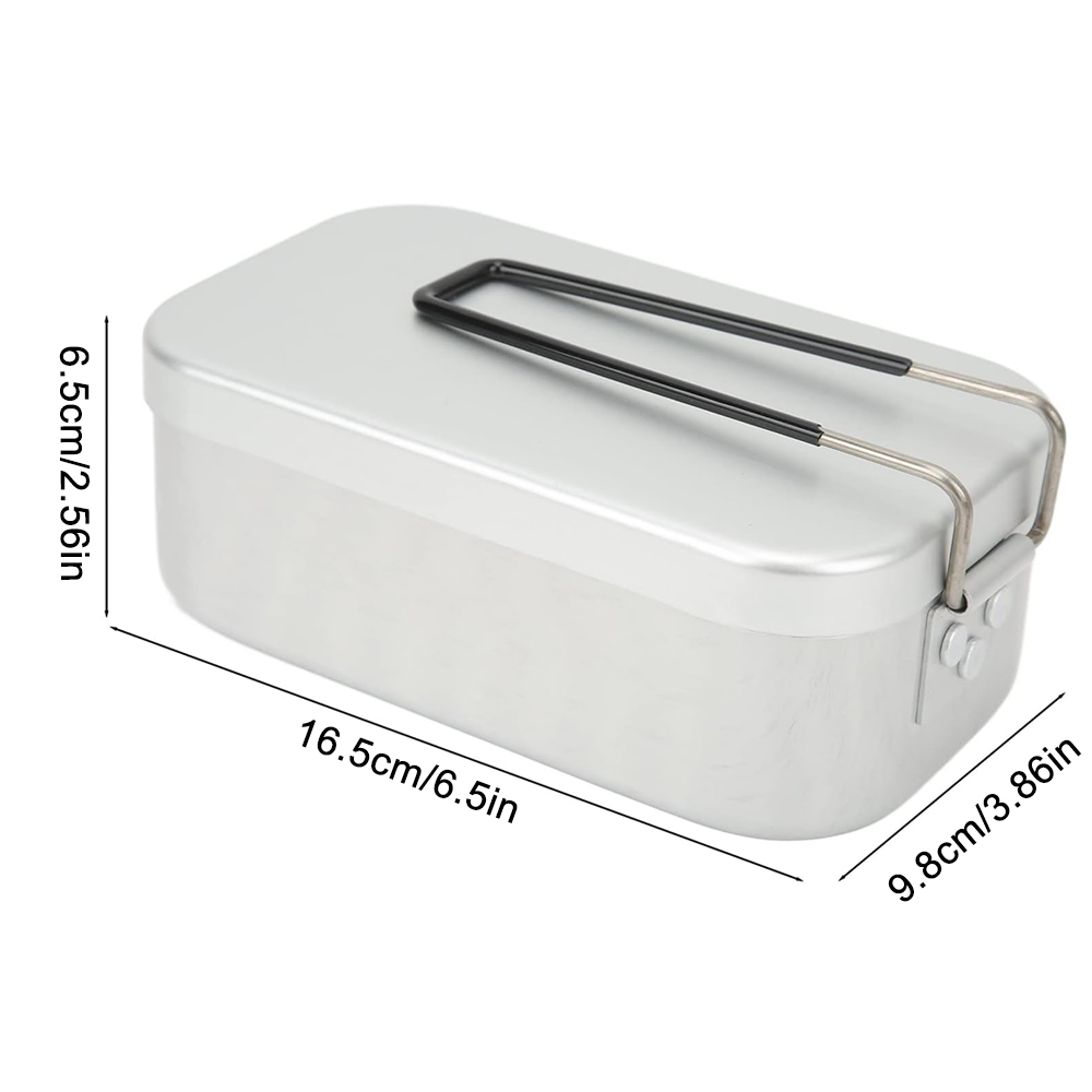 800ML Aluminium Mittagessen Bo – Outdoor Camping Outfit Bewertung und Preis
