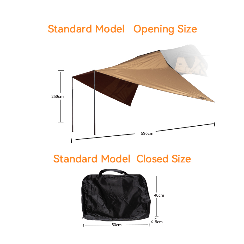 Wasserdichtes Oxford-Vordachze – Outdoor Camping Awning Bewertung und Preis
