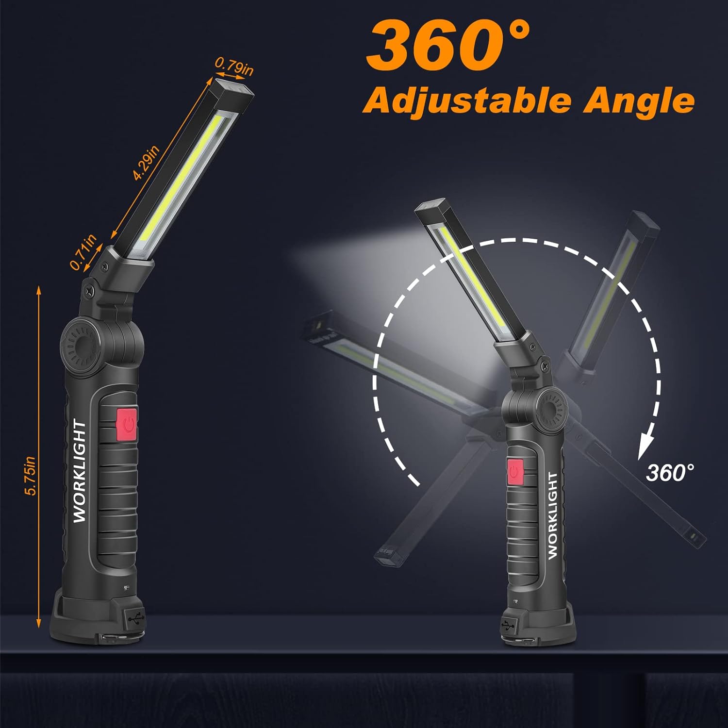 Tragbare Handtaschenlampe USB  – Outdoor Camping Lamp Bewertung und Preis