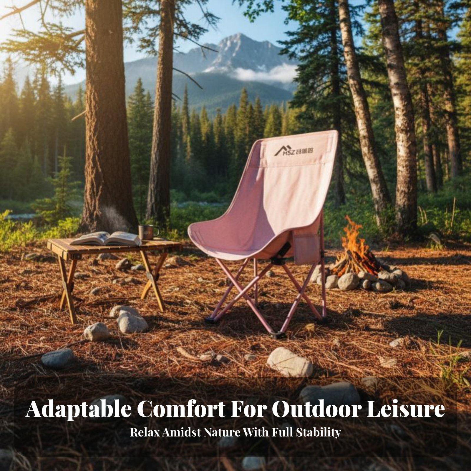 Faltbarer Netzrücken-Stuhl mit – Outdoor Camping High Chair Bewertung und Preis