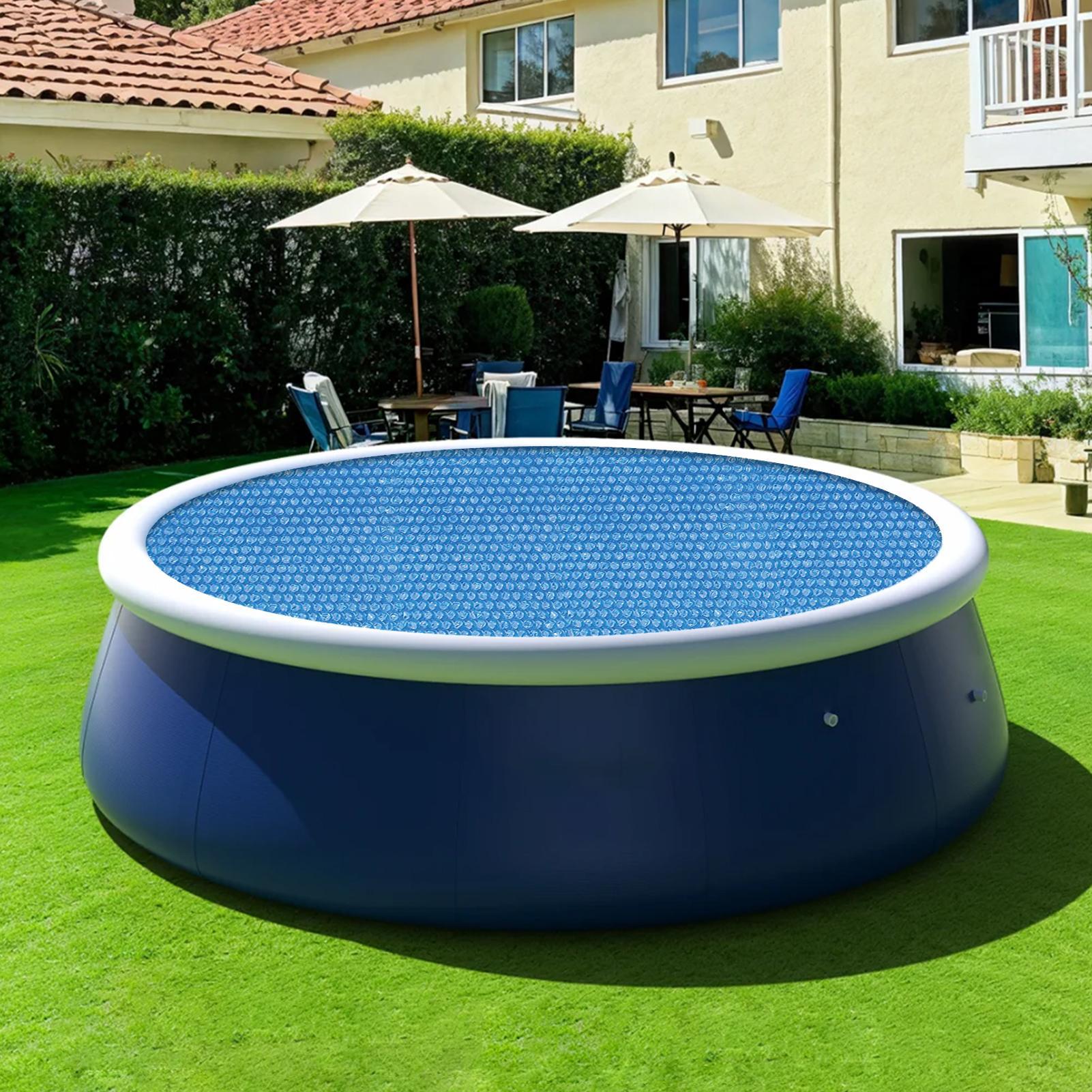 Runde Poolabdeckung, Blasenblo – Outdoor Camping Decke Bewertung und Preis