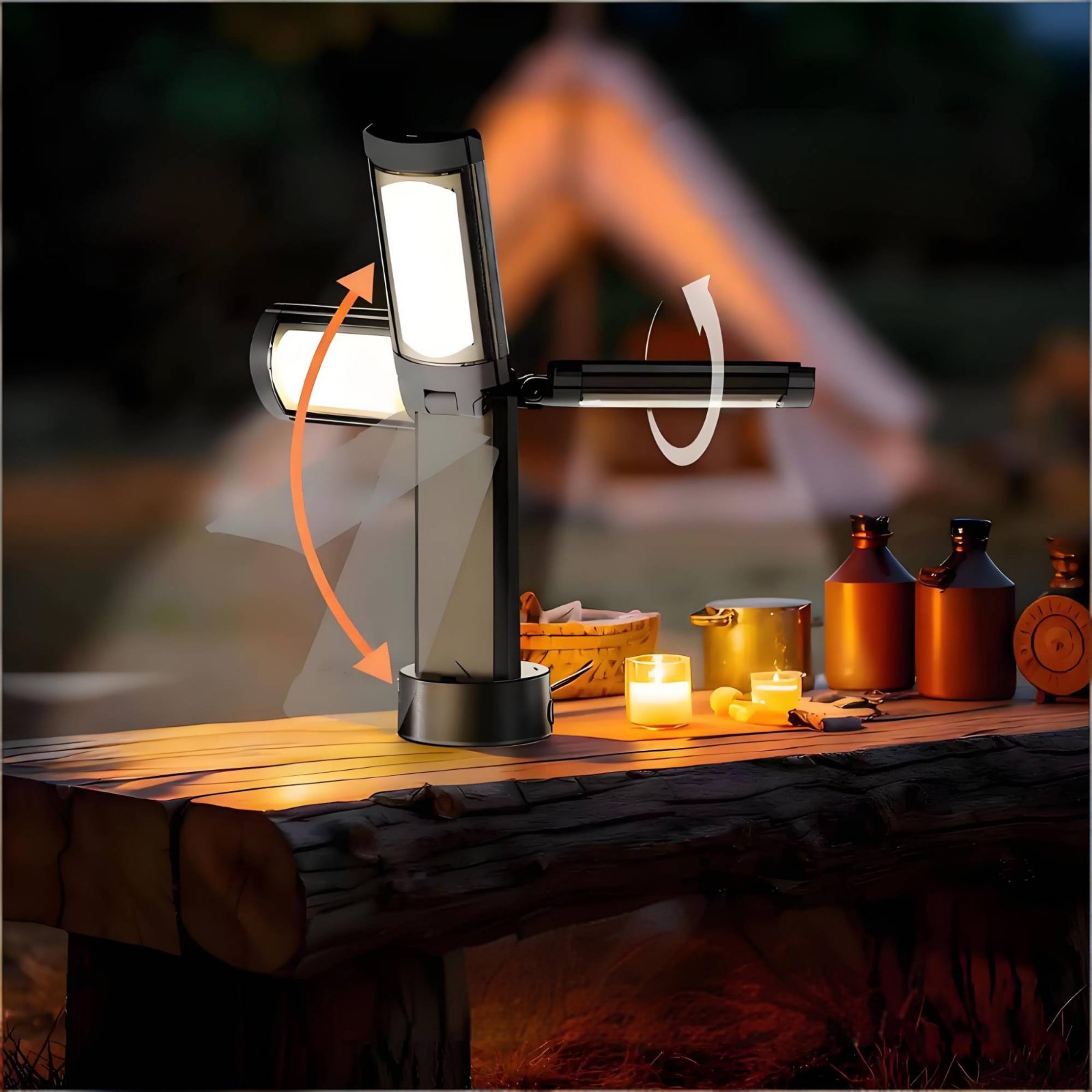 Teleskopische Zeltlampe mit Ve – Outdoor Camping Lamp Bewertung und Preis