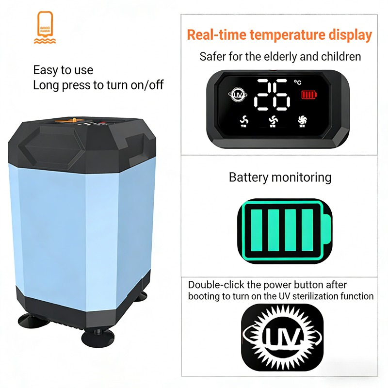 5400mAh/9000mAh Tragbare Campi – Outdoor Camping Showers Bewertung und Preis