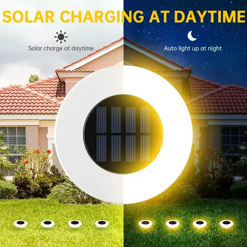Solar-Bodenleuchten, 1/4 Stück – Outdoor Camping Decke Bewertung und Preis