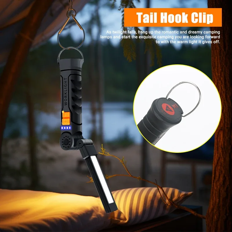 Tragbare COB-LED-Taschenlampe, – Outdoor Camping Lamp Bewertung und Preis