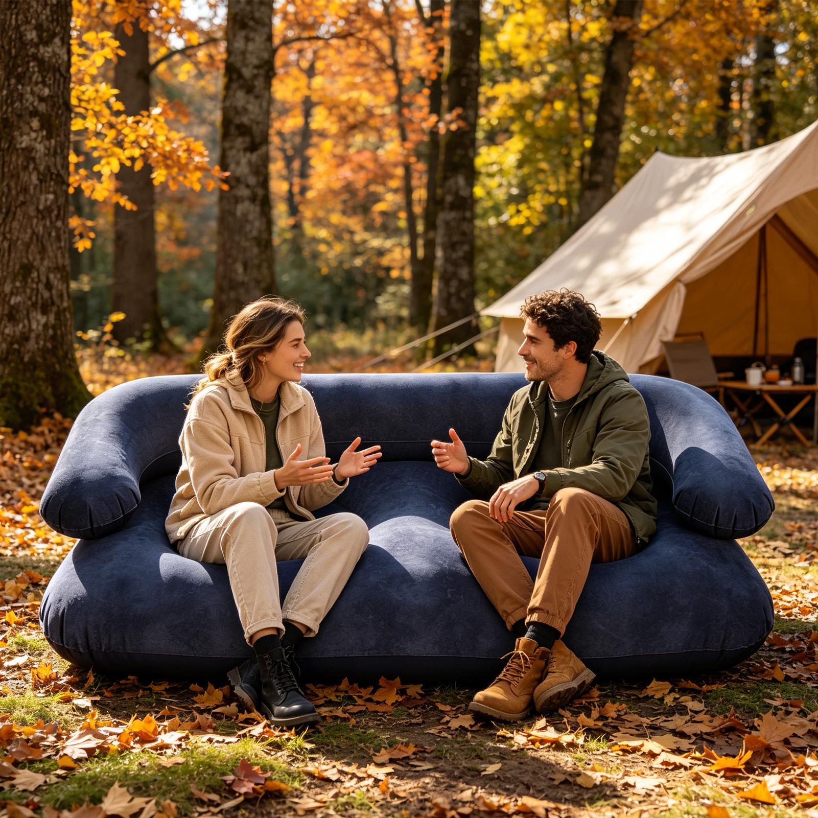 Aufblasbares Sofa für Camping, – Outdoor Camping Decke Bewertung und Preis