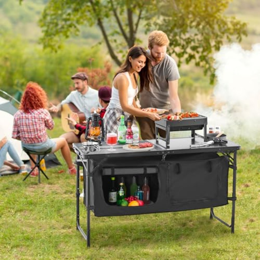 Camping-Küchentisch, Klappbare – Outdoor Camping Cooking Table Bewertung und Preis