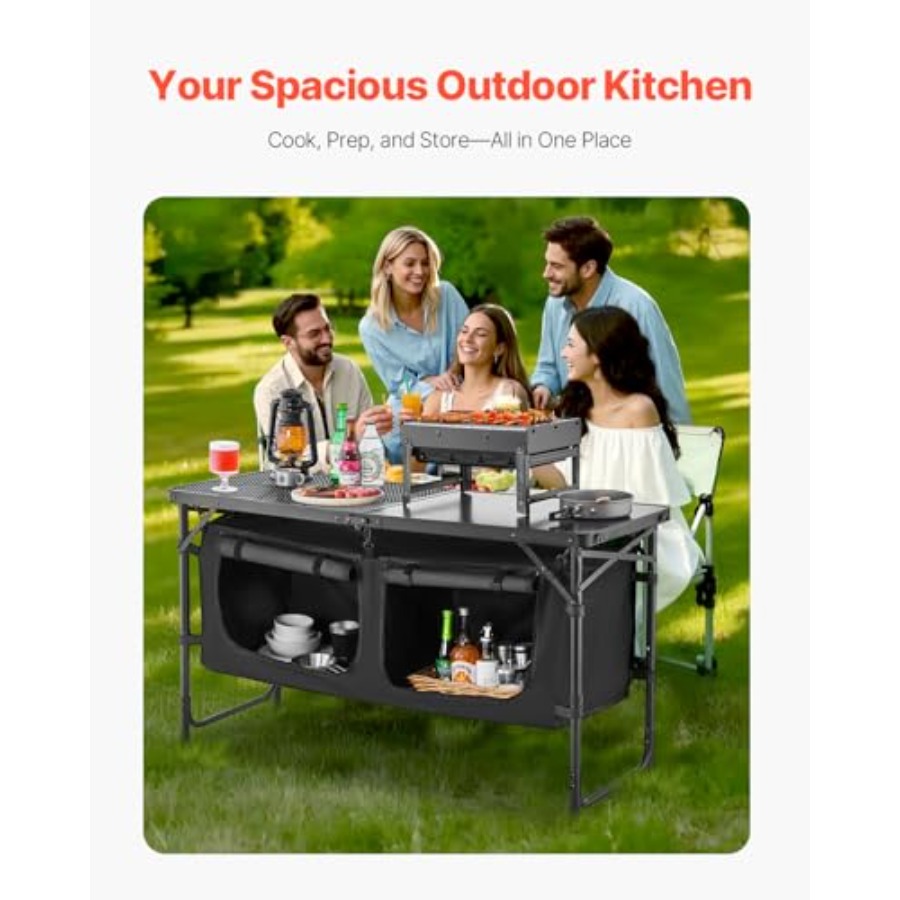 Camping-Küchentisch, Klappbare – Outdoor Camping Cooking Table Bewertung und Preis
