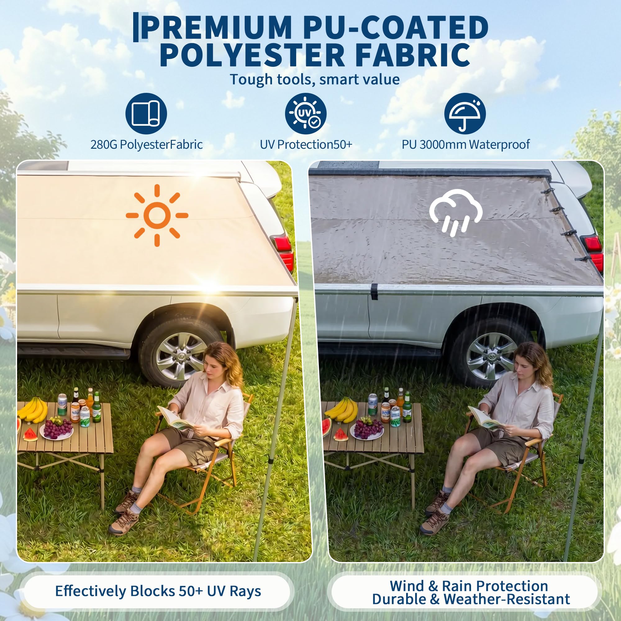 SUV-Truck-Van-Dachgepäckträger – Outdoor Camping Awning Bewertung und Preis