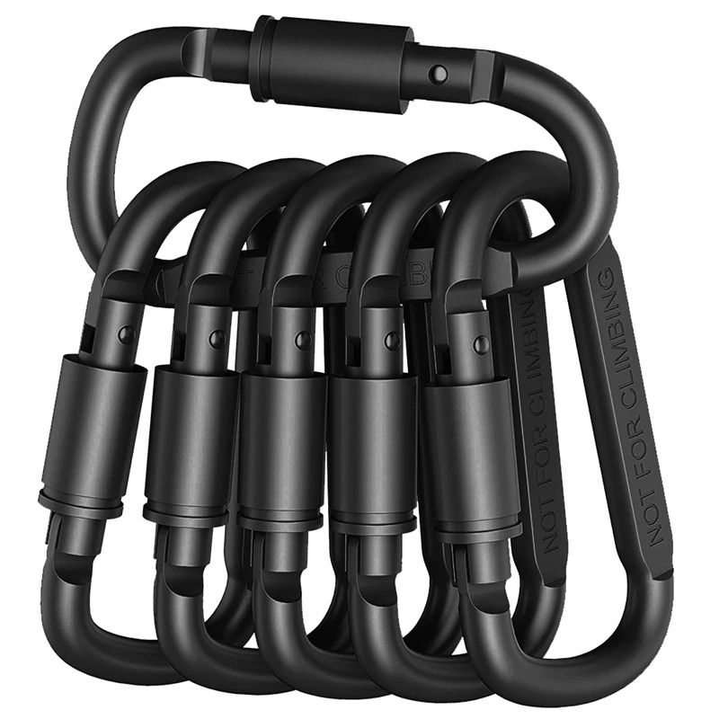 4-6PCS Karabiner Set Für Schlü – Outdoor Camping Outfit Bewertung und Preis