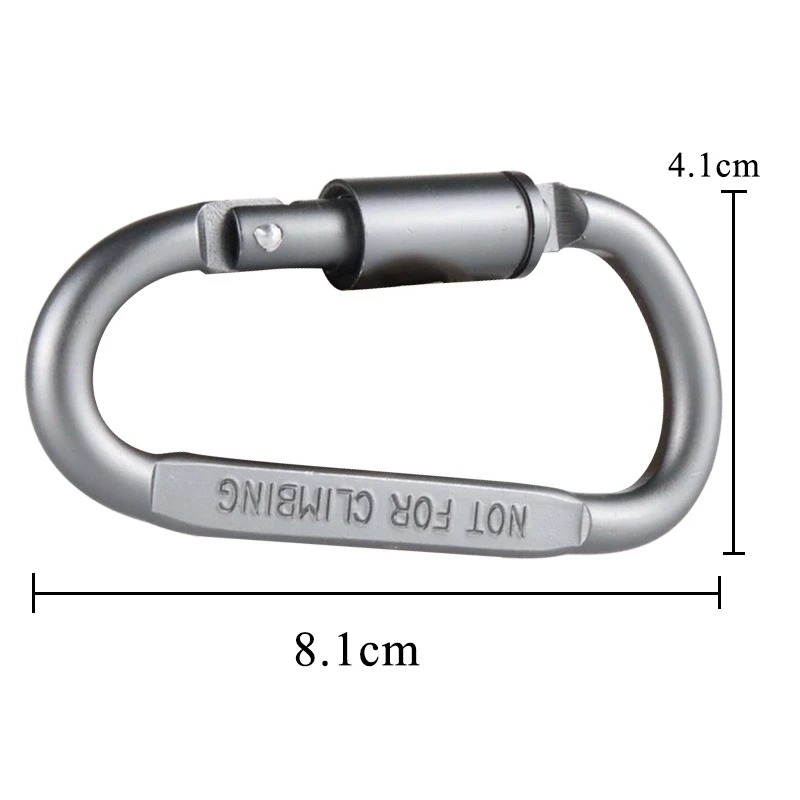 4-6PCS Karabiner Set Für Schlü – Outdoor Camping Outfit Bewertung und Preis