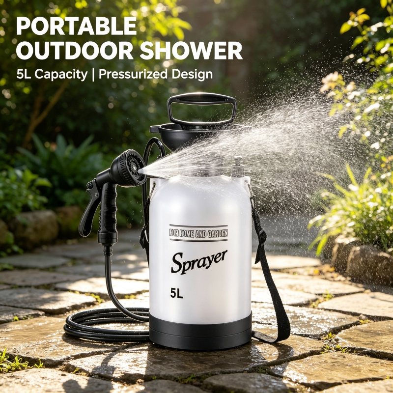 5L Tragbare Campingdusche Manu – Outdoor Camping Showers Bewertung und Preis